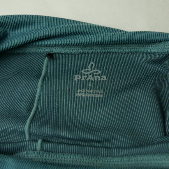 L Pocket Legging: High Waist Peacock Colored Small Ribbed Two Pockets - Picture 3 of 7